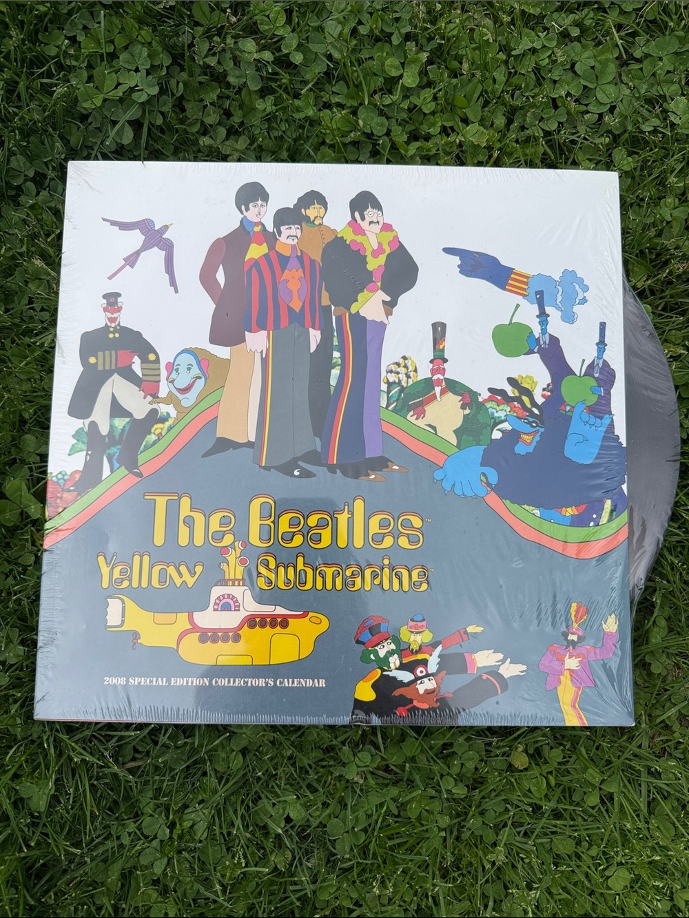 The Beatles Psychedelic Yellow, Blue & Purple collectors calendar - factory seal